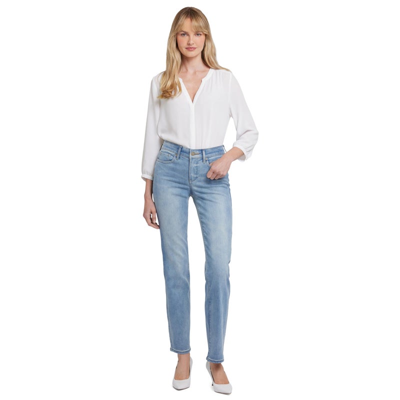 NYDJ womens Marilyn Straight Denim Jeans, Biscayne, 14 US - Image 1